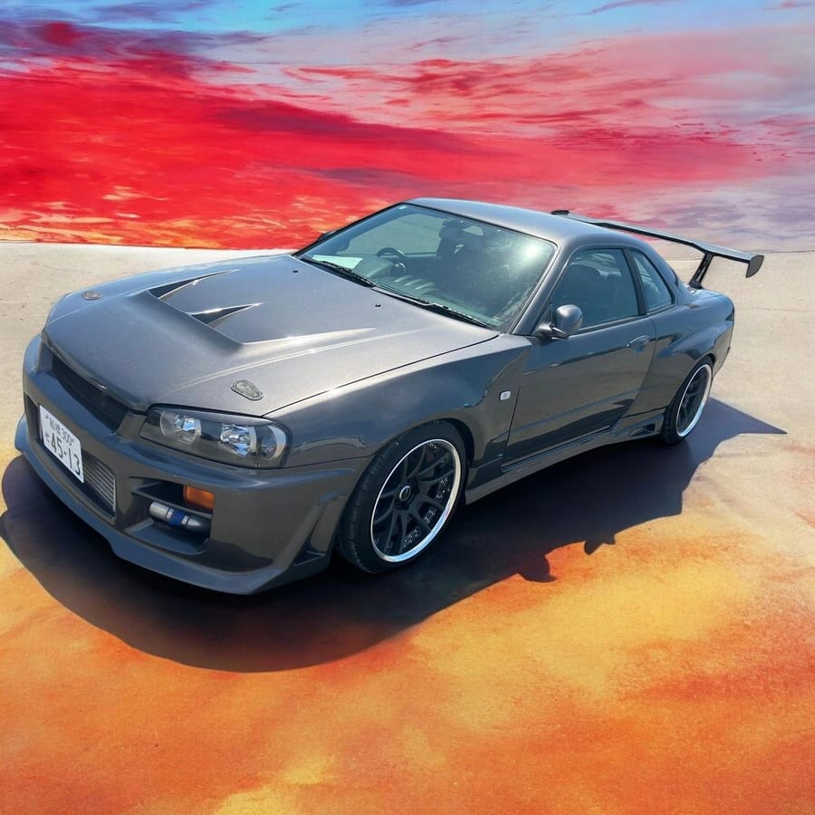 1999 Nissan Skyline R34 GT-T — right-hand-drive JDM import for sale (modified)